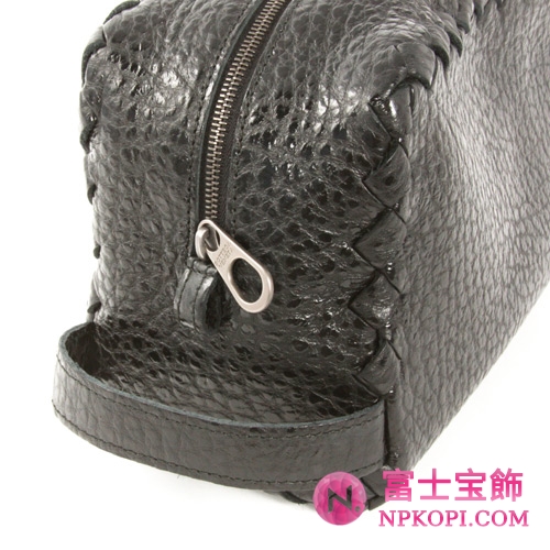 Bottega Veneta/ボッテガ・ヴェネタ カーフレザー セカンドバッグ ブラック 174361VK7821000